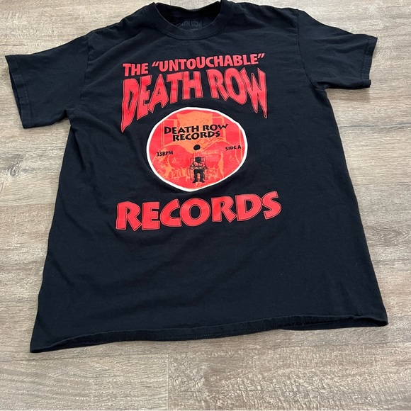 The Untouchable Death Row Records Men's Black Graphic T-Shirt Size Medium - Picture 3 of 10